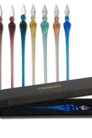 Glass dip pens used for calligraphy